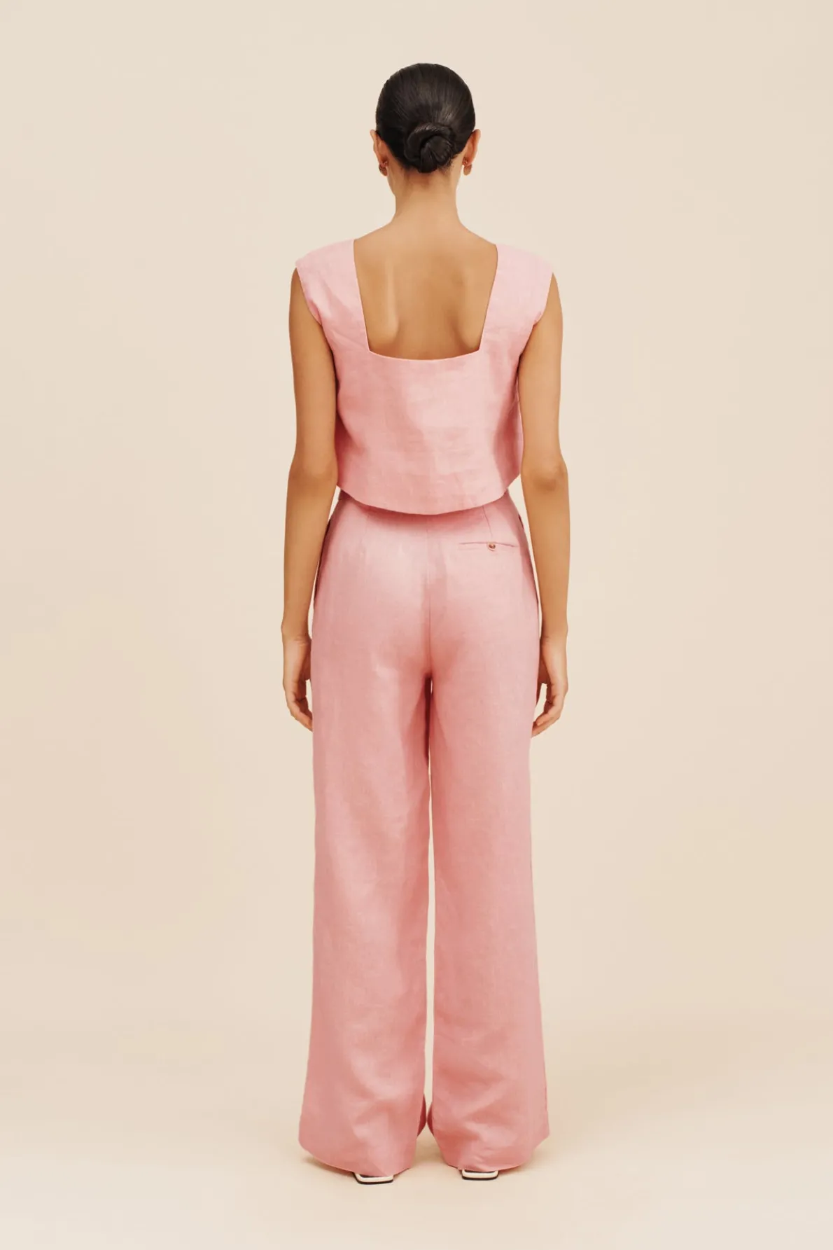 PRESLEY TROUSER - PINK SALT