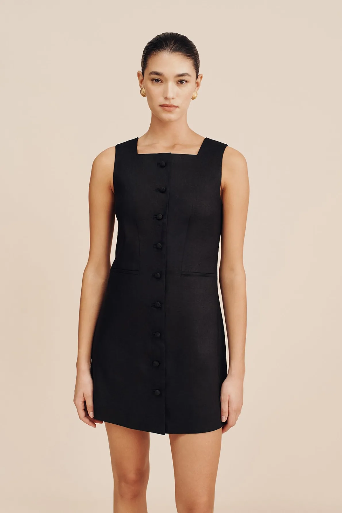 RIO MINI DRESS - BLACK