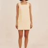 RIO SHIFT DRESS - DUSTY CITRON