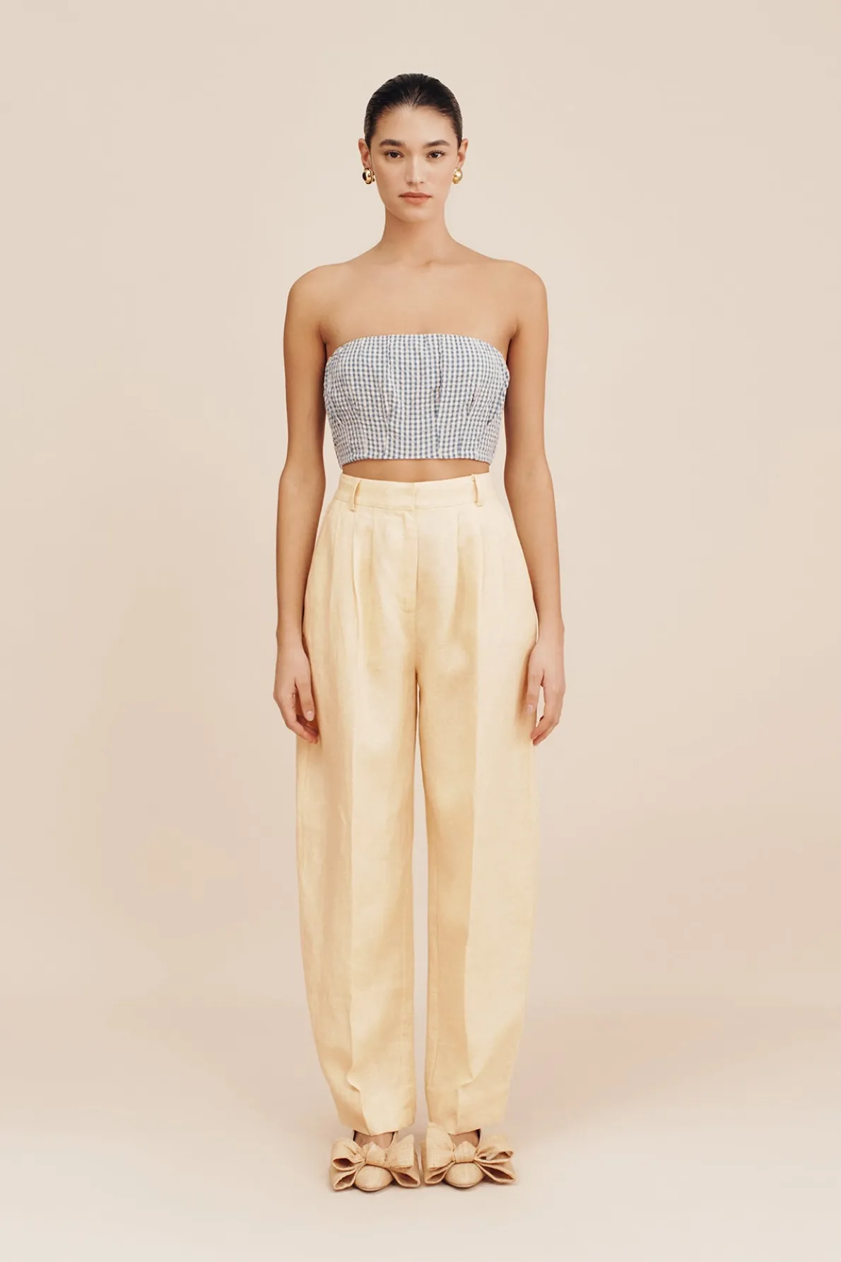 RIO TROUSER - DUSTY CITRON