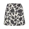 ROMEO MINI SKIRT - NOIR BLOOM
