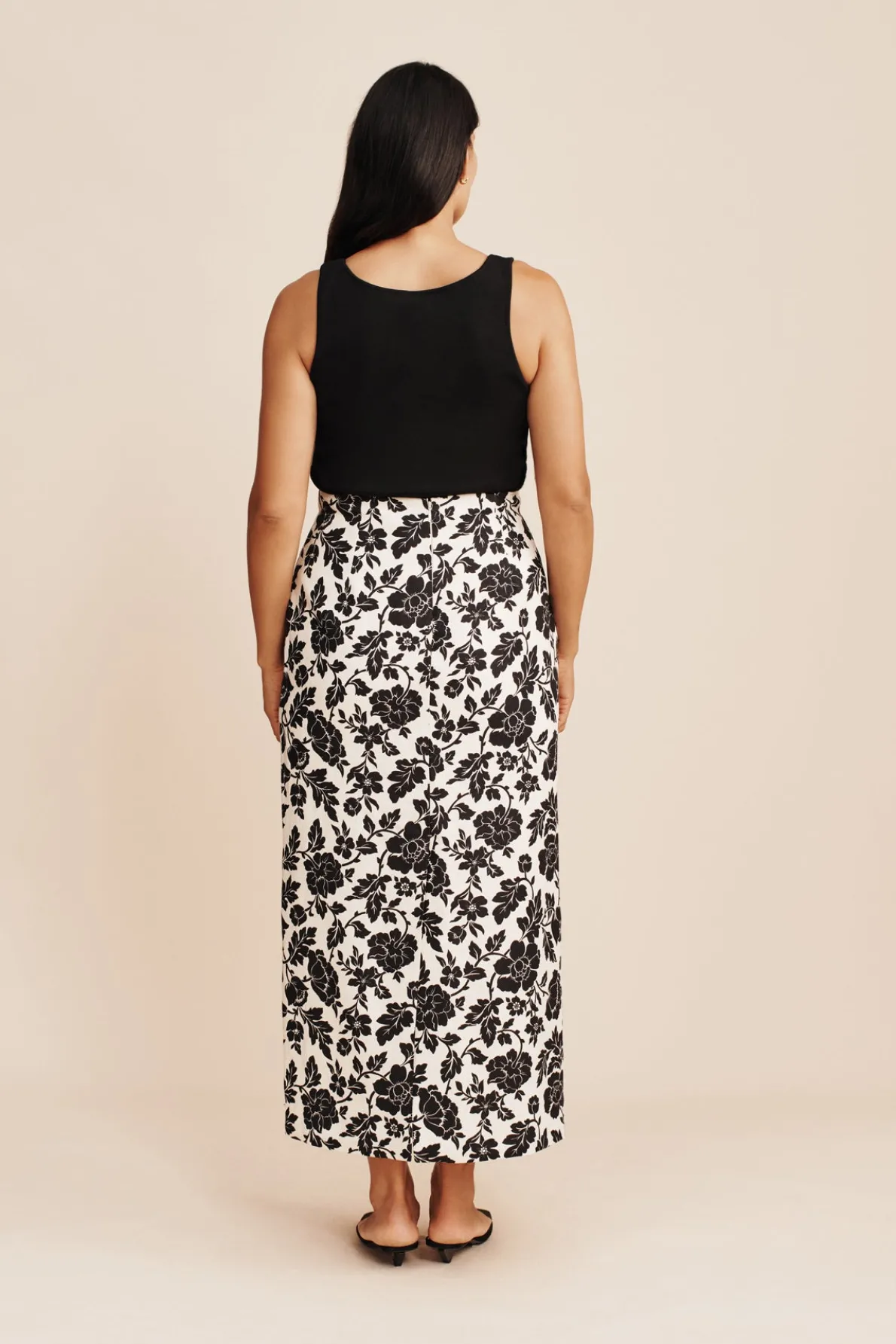 ROMEO SKIRT - NOIR BLOOM