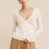 ROMY WRAP TOP - CREAM