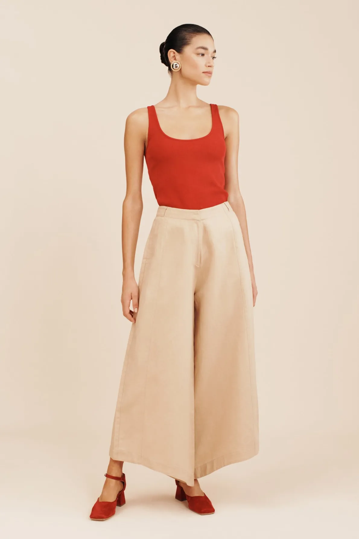 RUTH TROUSER - LATTE