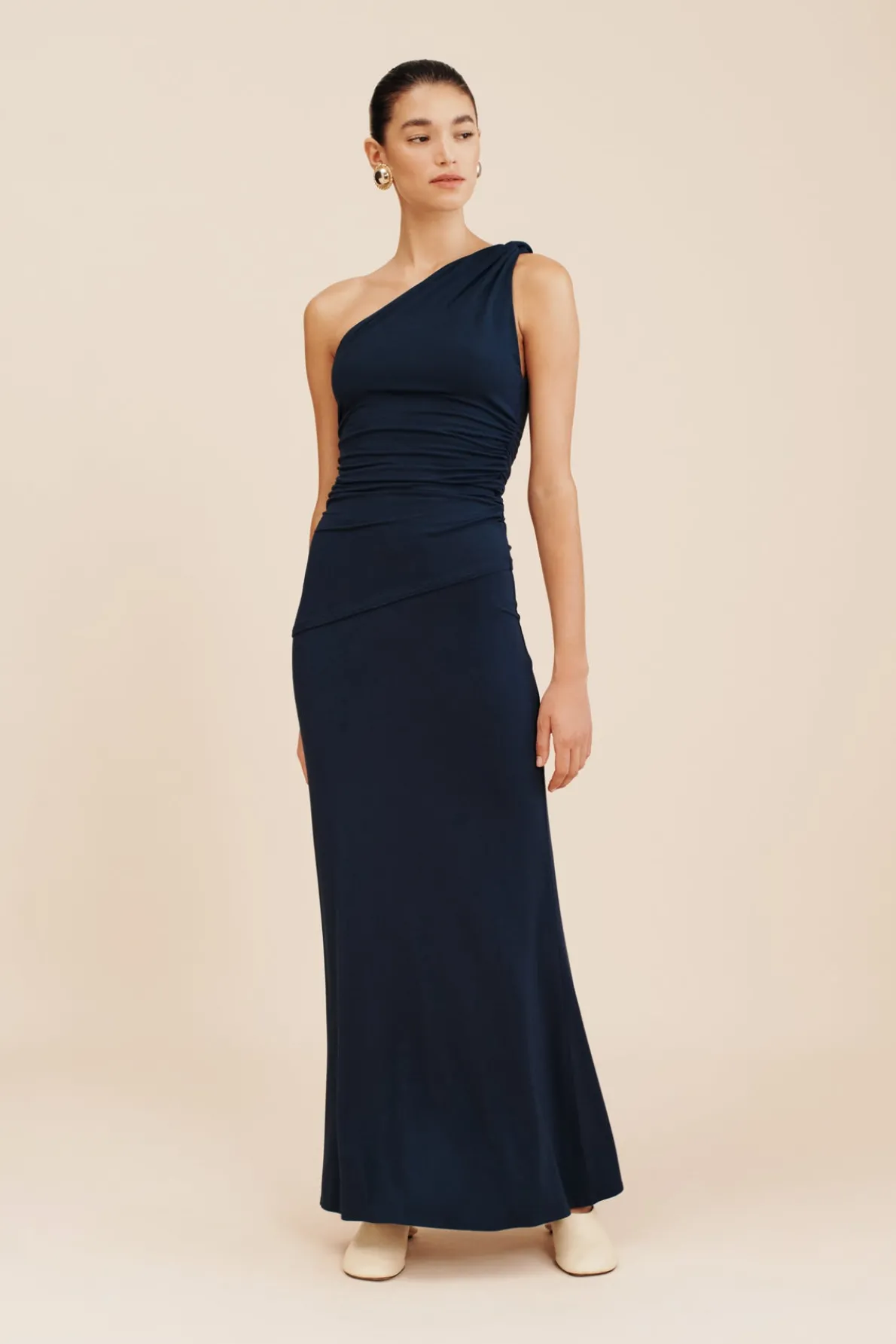 SASHA ONE SHOULDER TOP - ROYAL BLUE