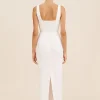 SKYLA COLUMN DRESS - IVORY