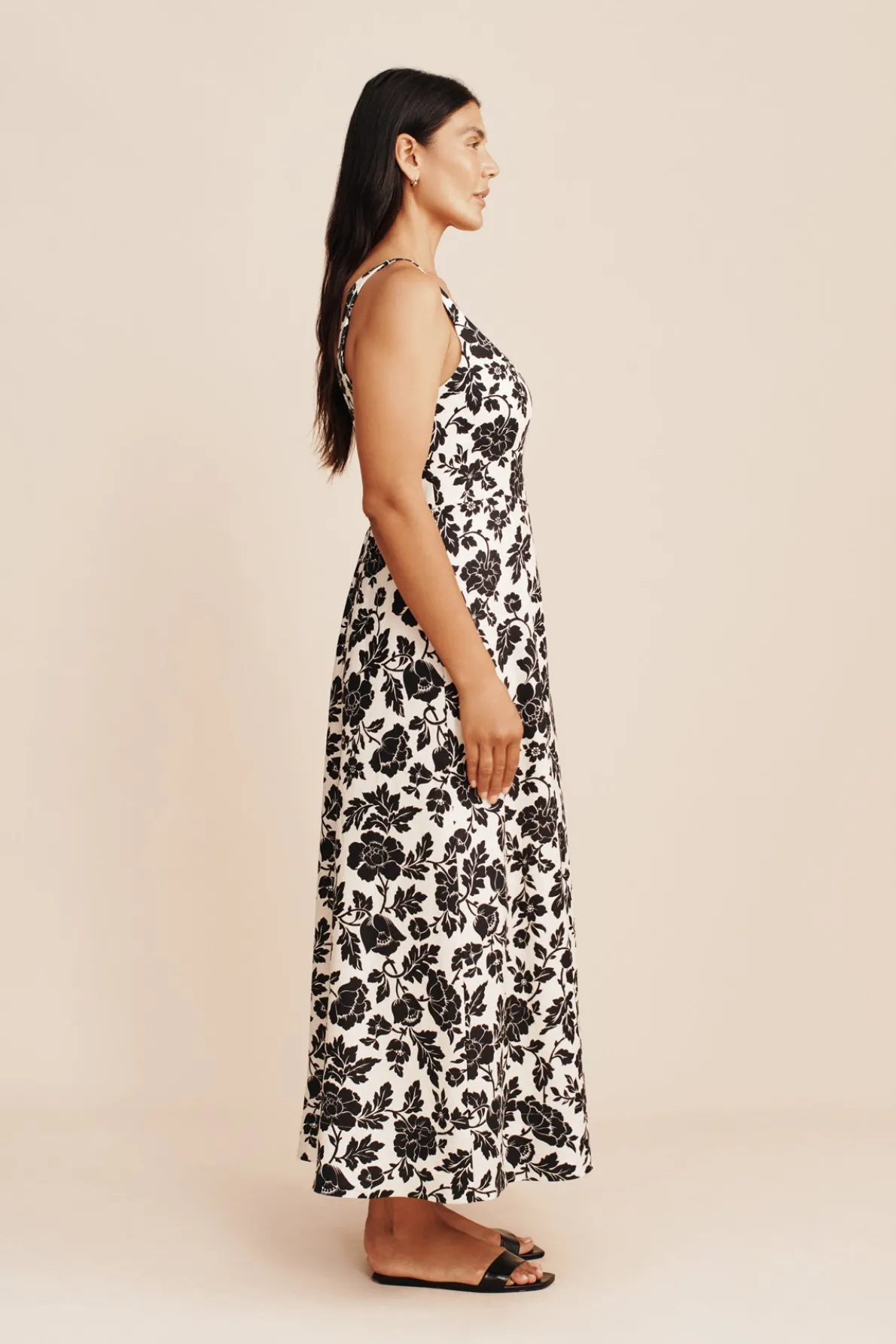 SKYLA DRESS - NOIR BLOOM