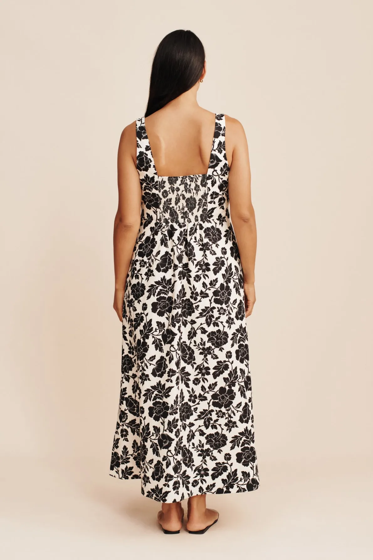 SKYLA DRESS - NOIR BLOOM