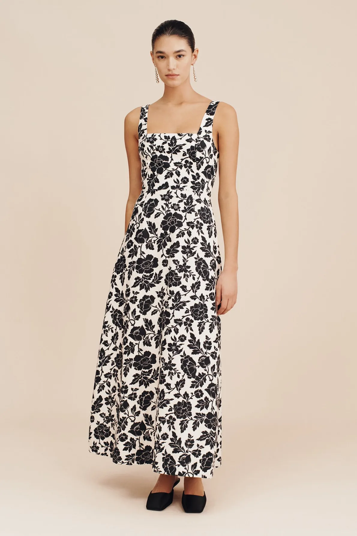 SKYLA DRESS - NOIR BLOOM