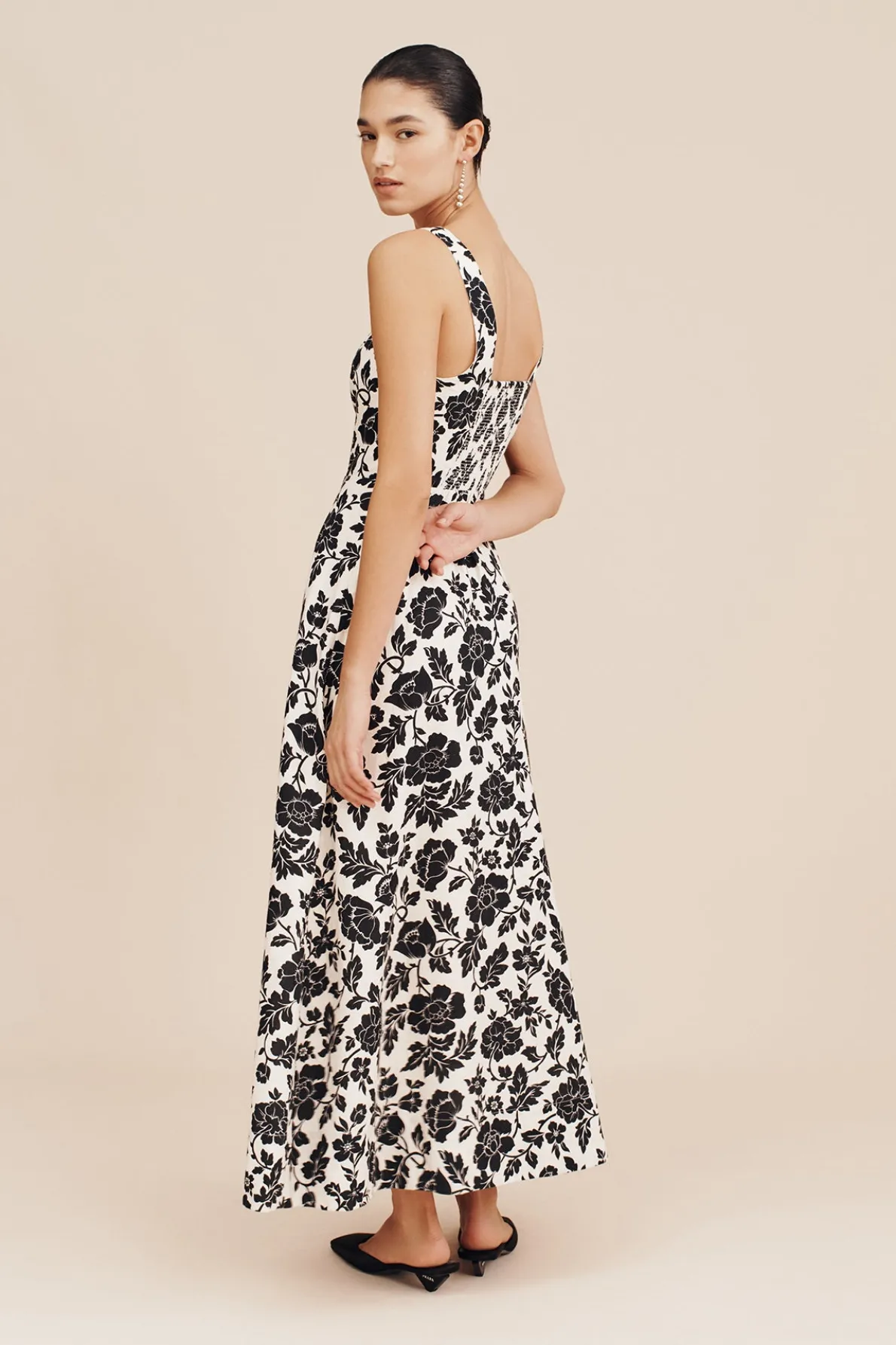 SKYLA DRESS - NOIR BLOOM