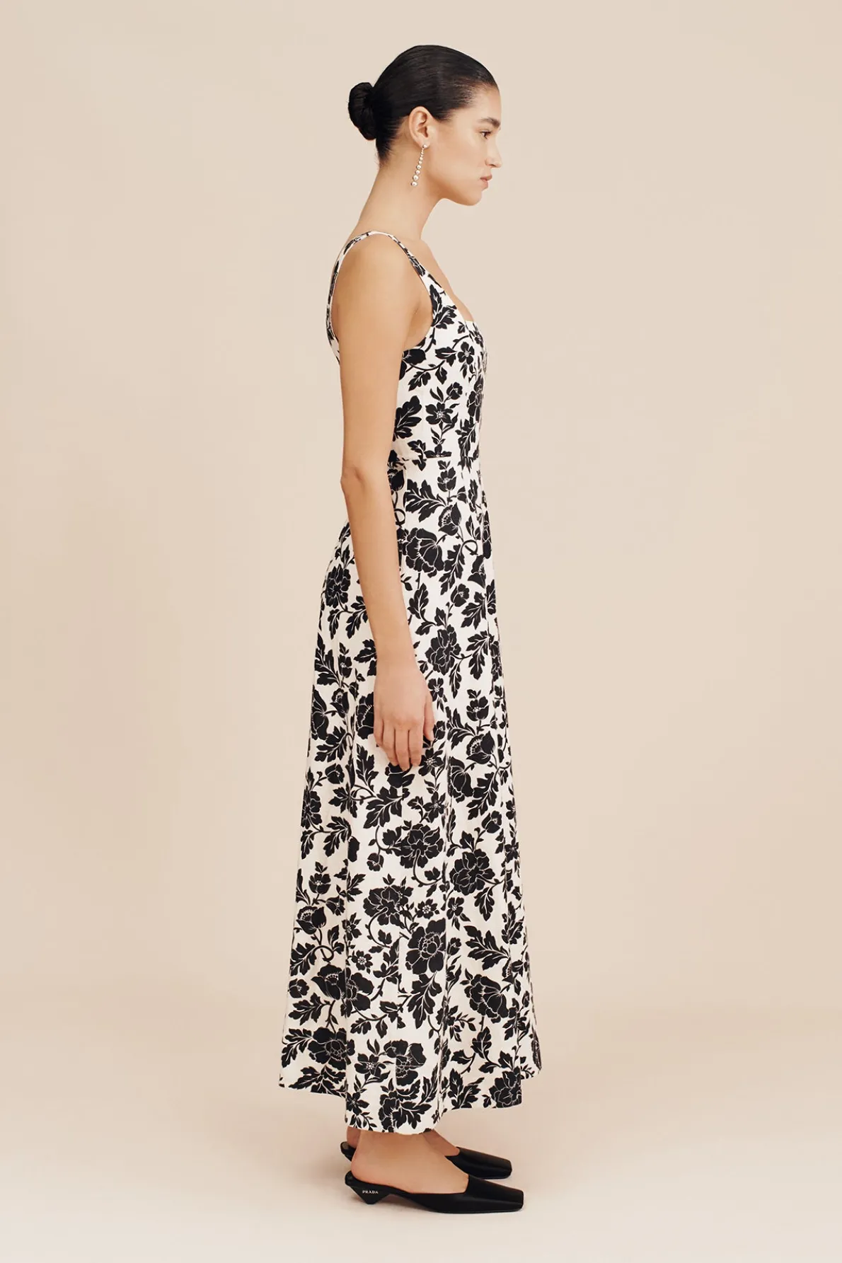 SKYLA DRESS - NOIR BLOOM