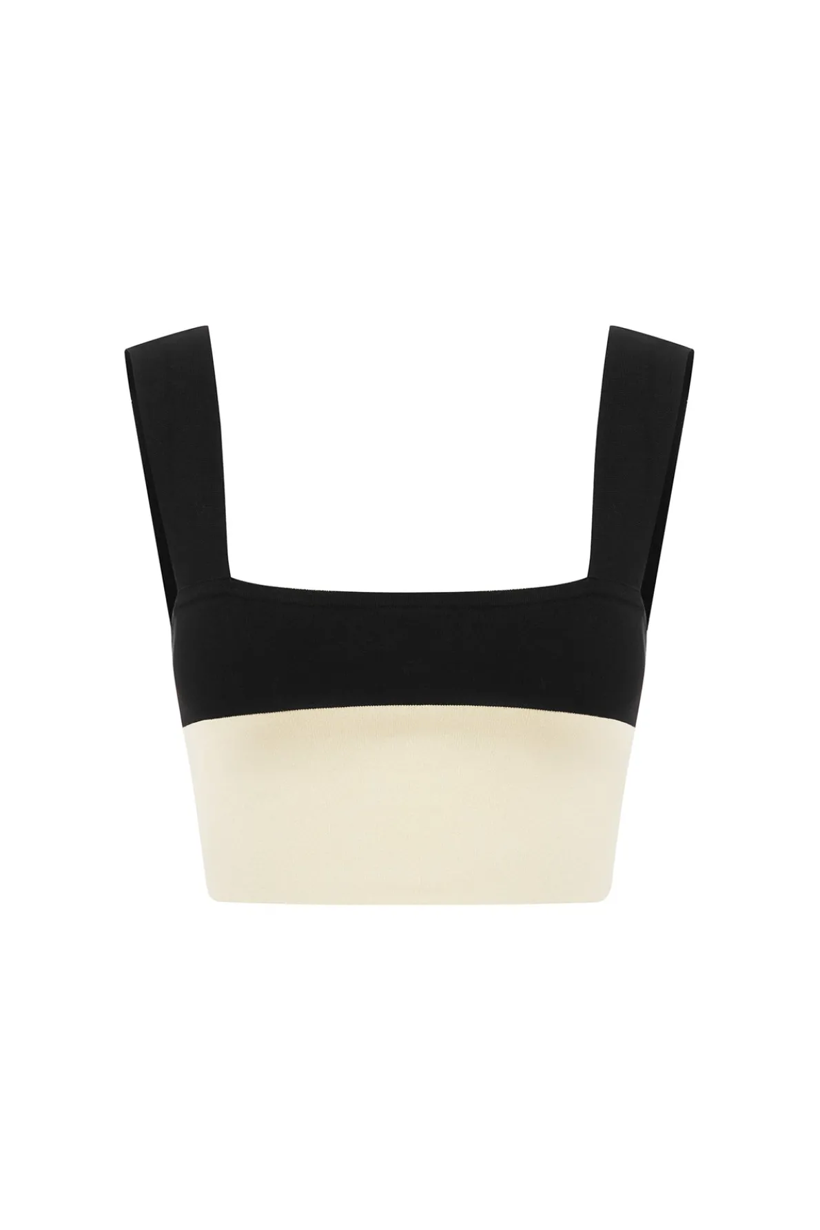 THEO CROP TOP - BLACK STRIPE