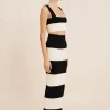 THEO SKIRT - BLACK STRIPE
