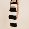 THEO SKIRT - BLACK STRIPE