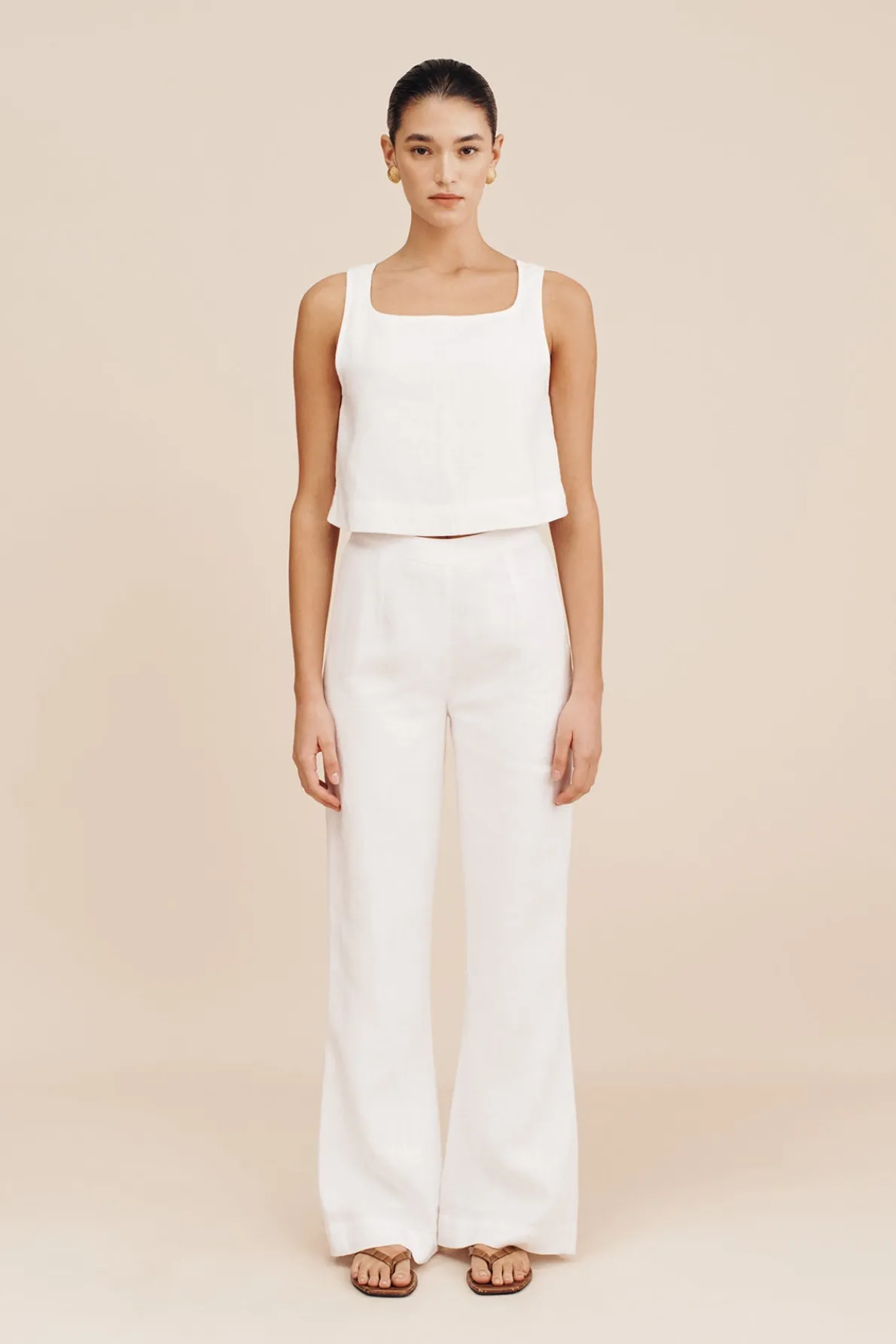 TIA TROUSER - IVORY