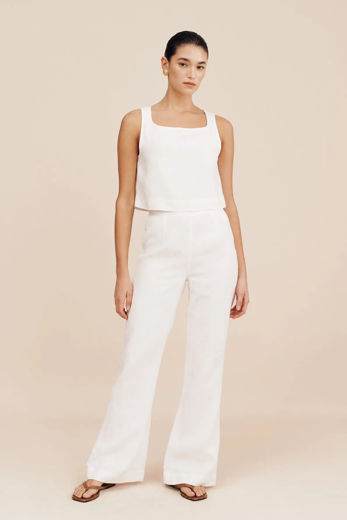 TIA TROUSER - IVORY