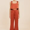 TIA TROUSER - REDWOOD