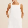VAL MINI DRESS - IVORY