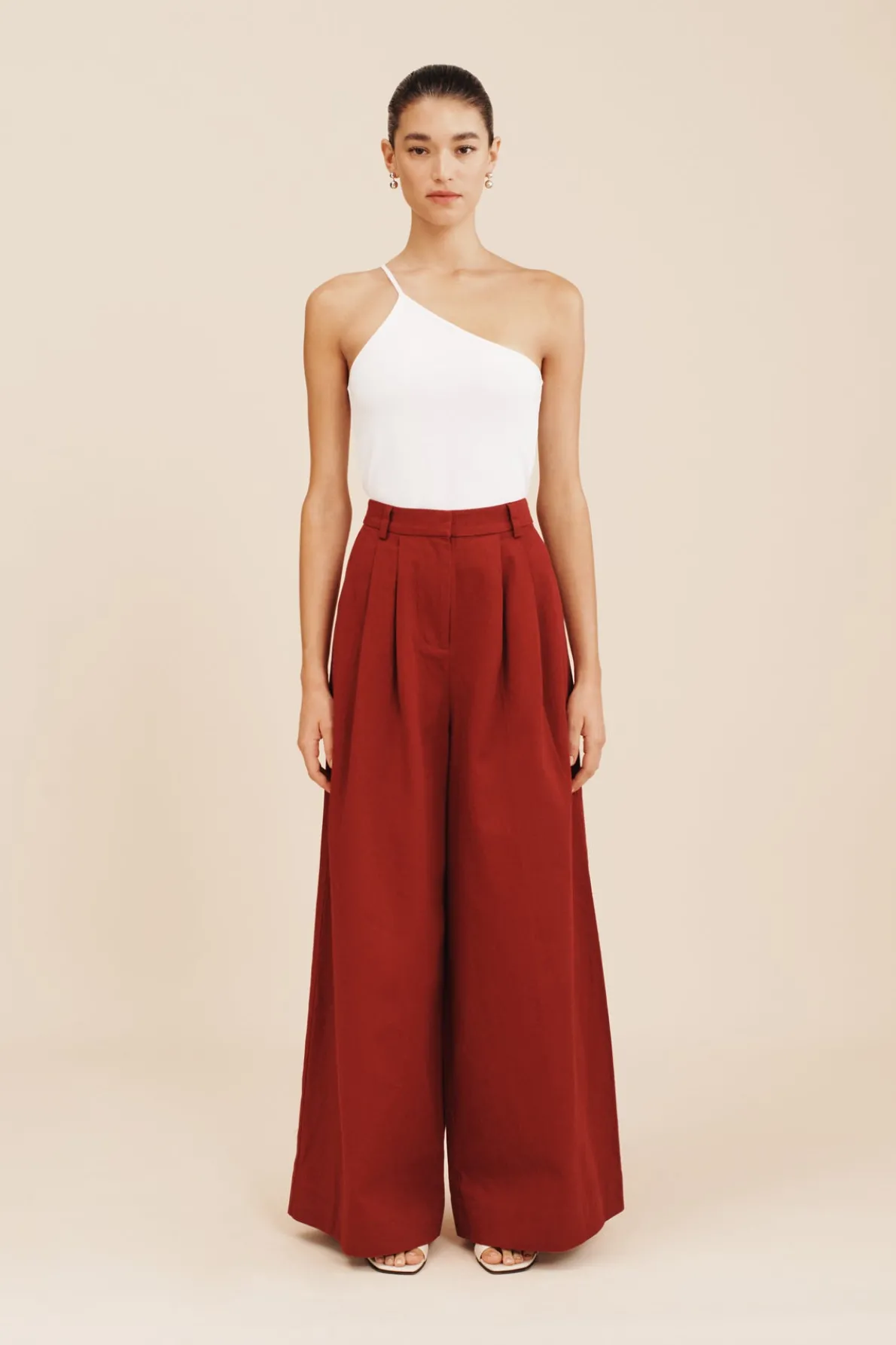 WESLEY TROUSER - GARNET