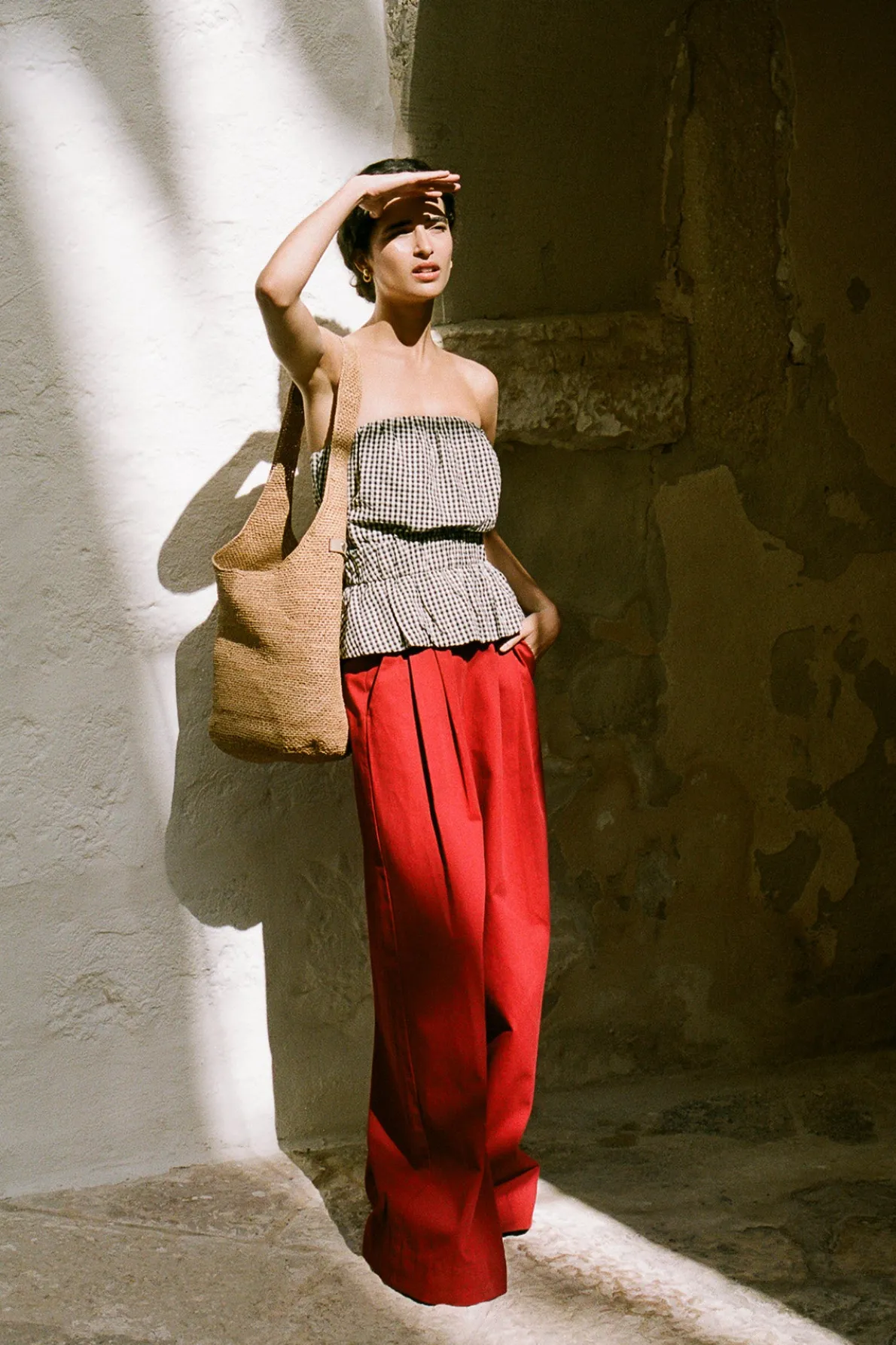 WESLEY TROUSER - GARNET