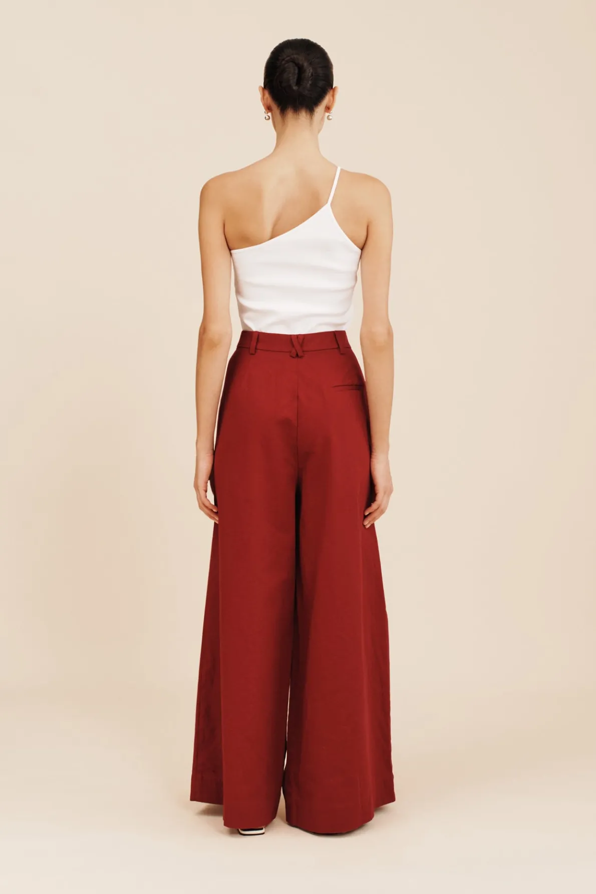 WESLEY TROUSER - GARNET