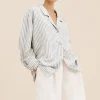 ZADIE SHIRT - SEAGRASS STRIPE