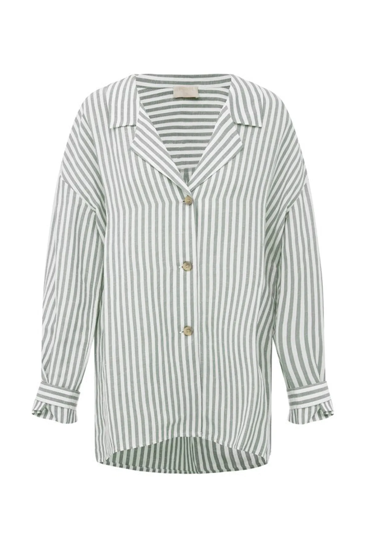 ZADIE SHIRT - SEAGRASS STRIPE